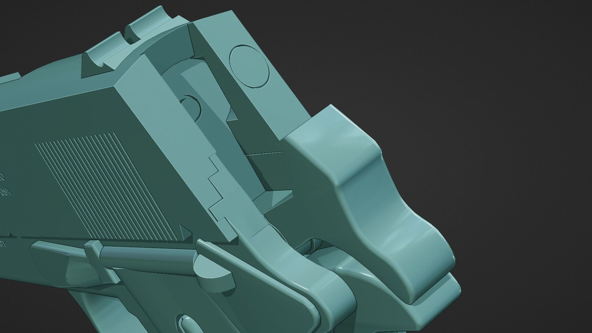 Colt 1911 3D model Low-poly 3D model_10