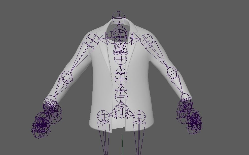 Gameready jacket coat pack Low-poly 3D model_6