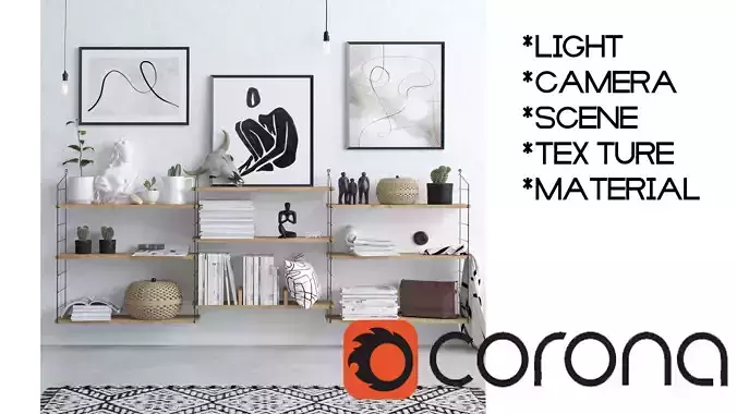 CORONA SCENE 31-Lifestyle 3D model