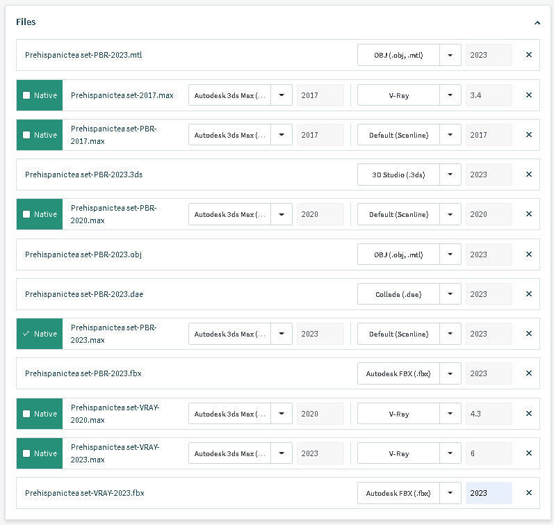 Prehispanic tea set 3D model_14