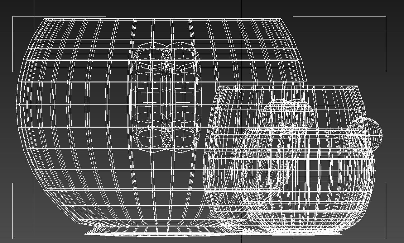 Prehispanic tea set 3D model_11
