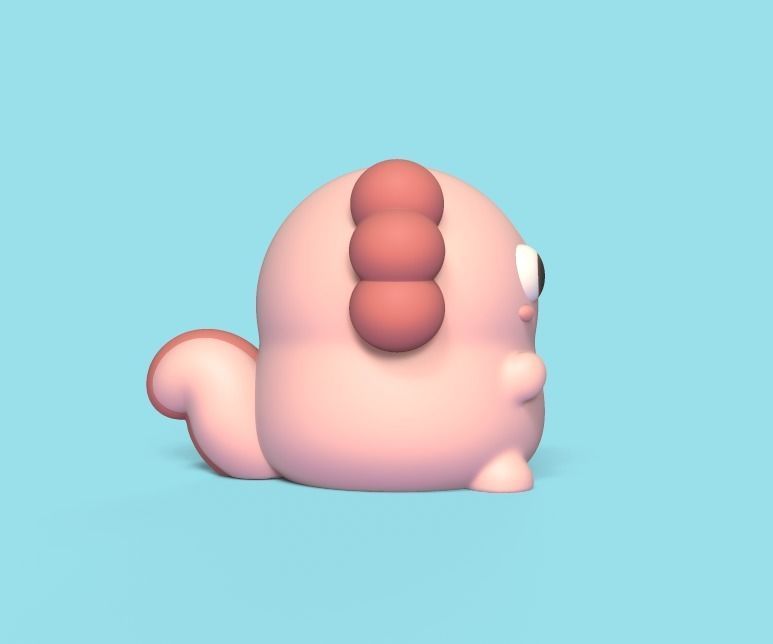 Baby Axolotl 3D print model_2