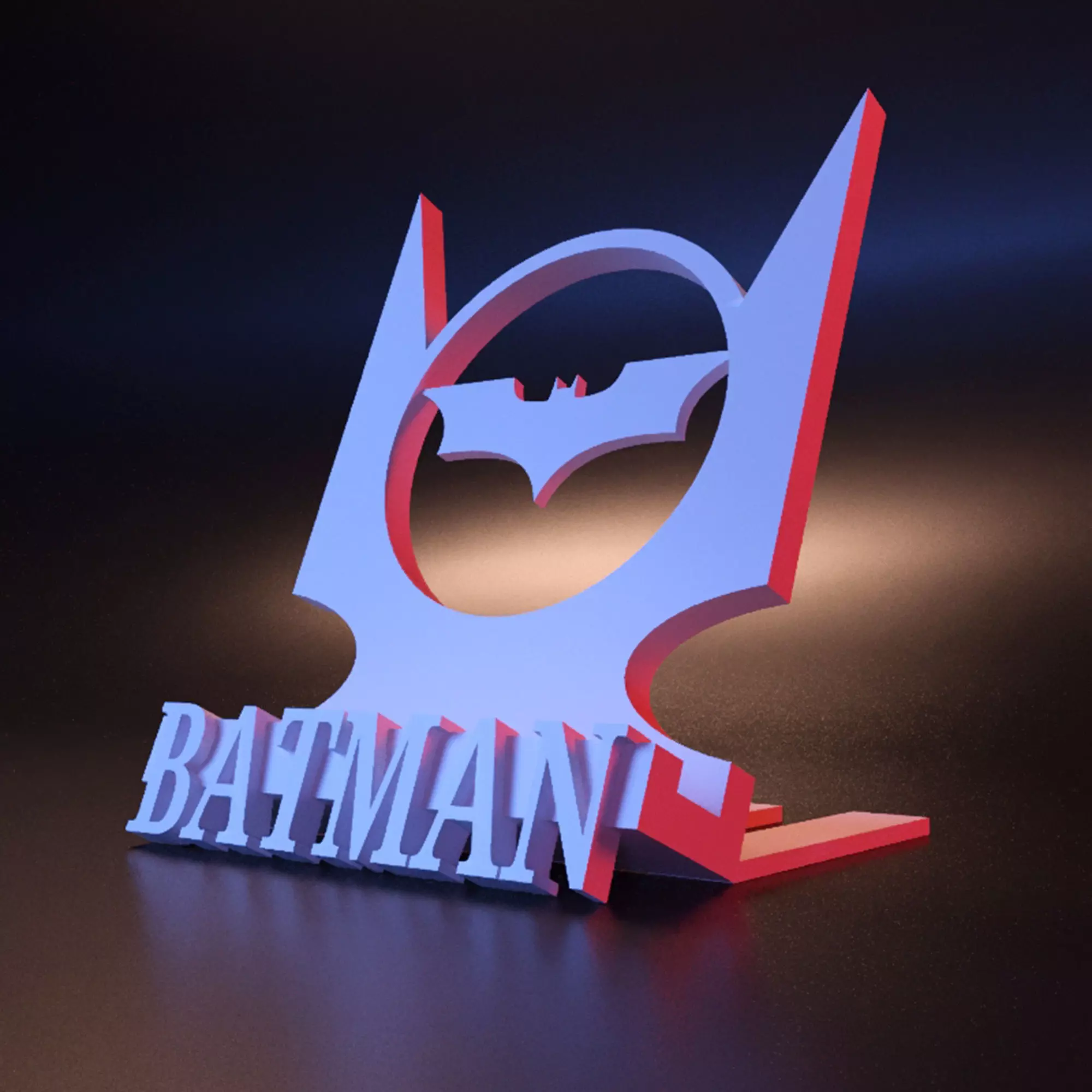 Batman stand stl 3D print model