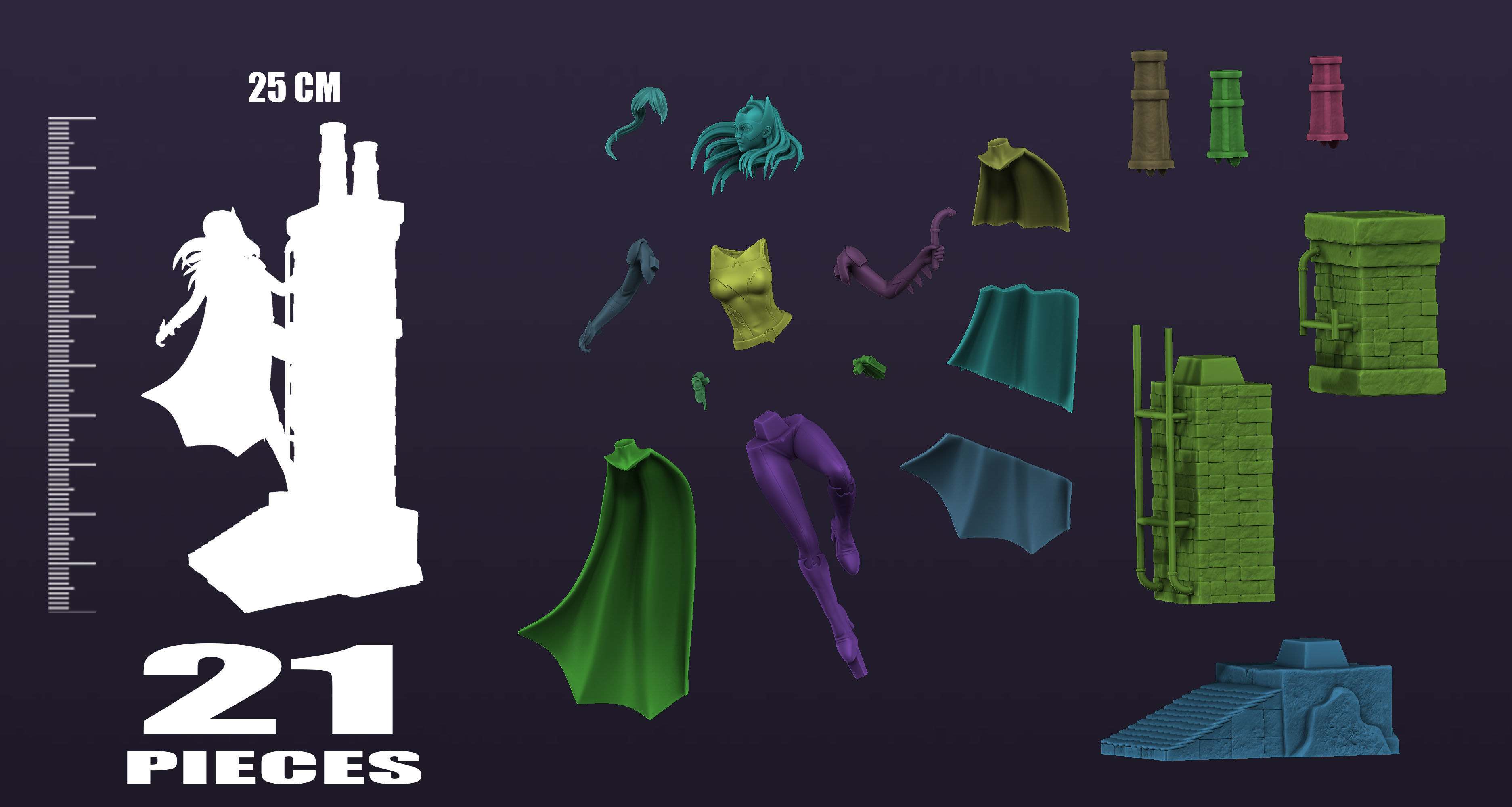 BatGirl - Barbara Gordon 3D print model_5