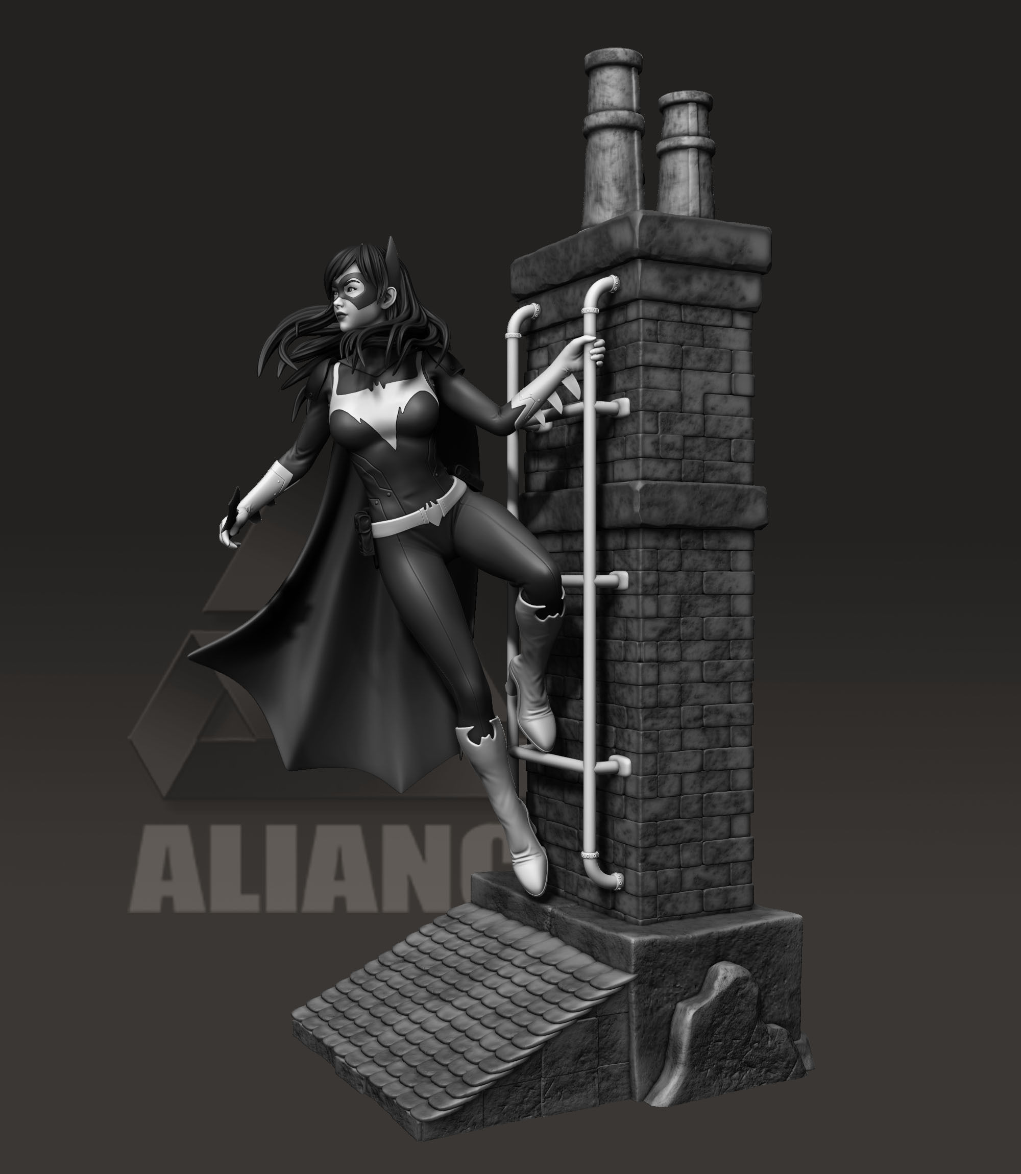 BatGirl - Barbara Gordon 3D print model_1