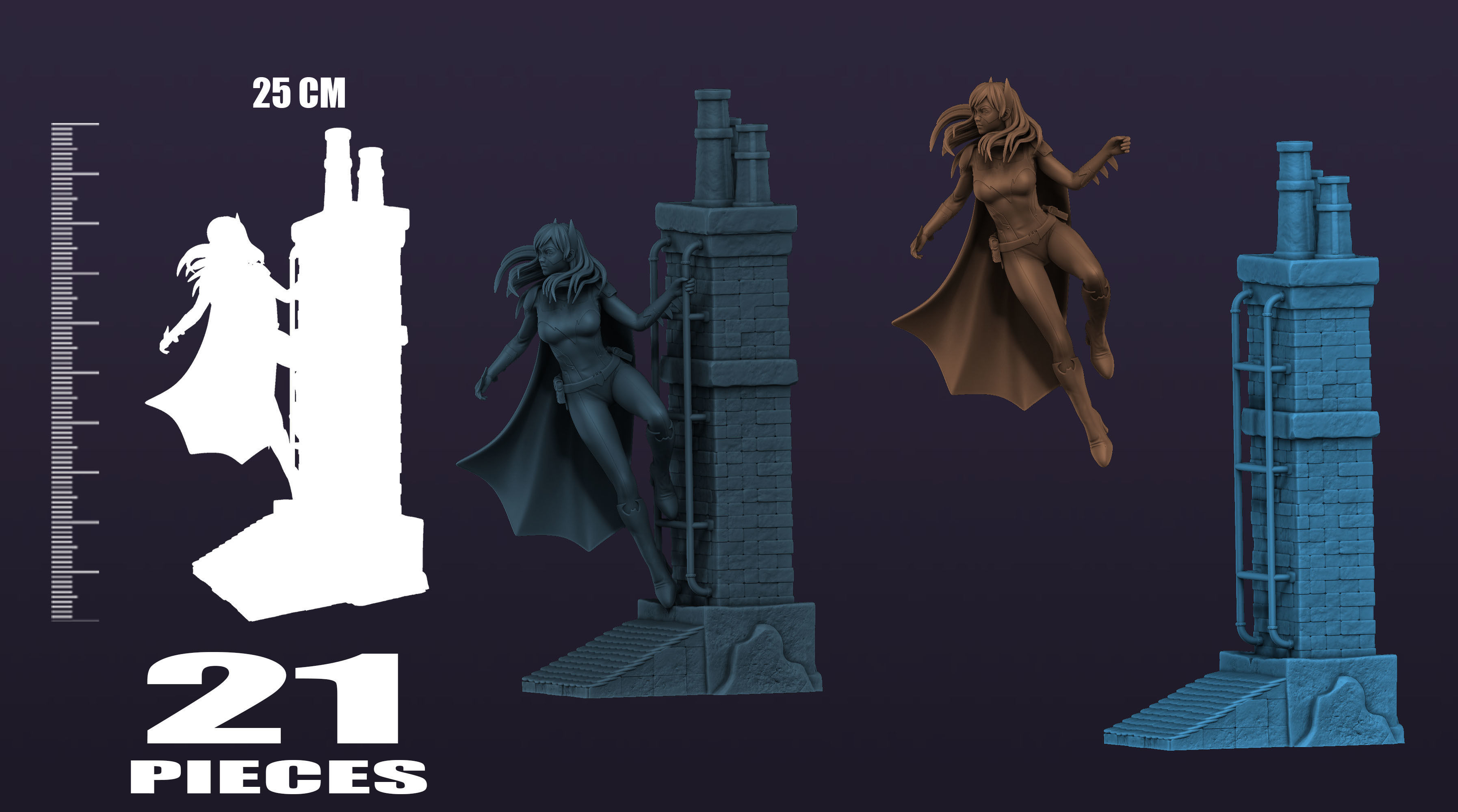 BatGirl - Barbara Gordon 3D print model_6