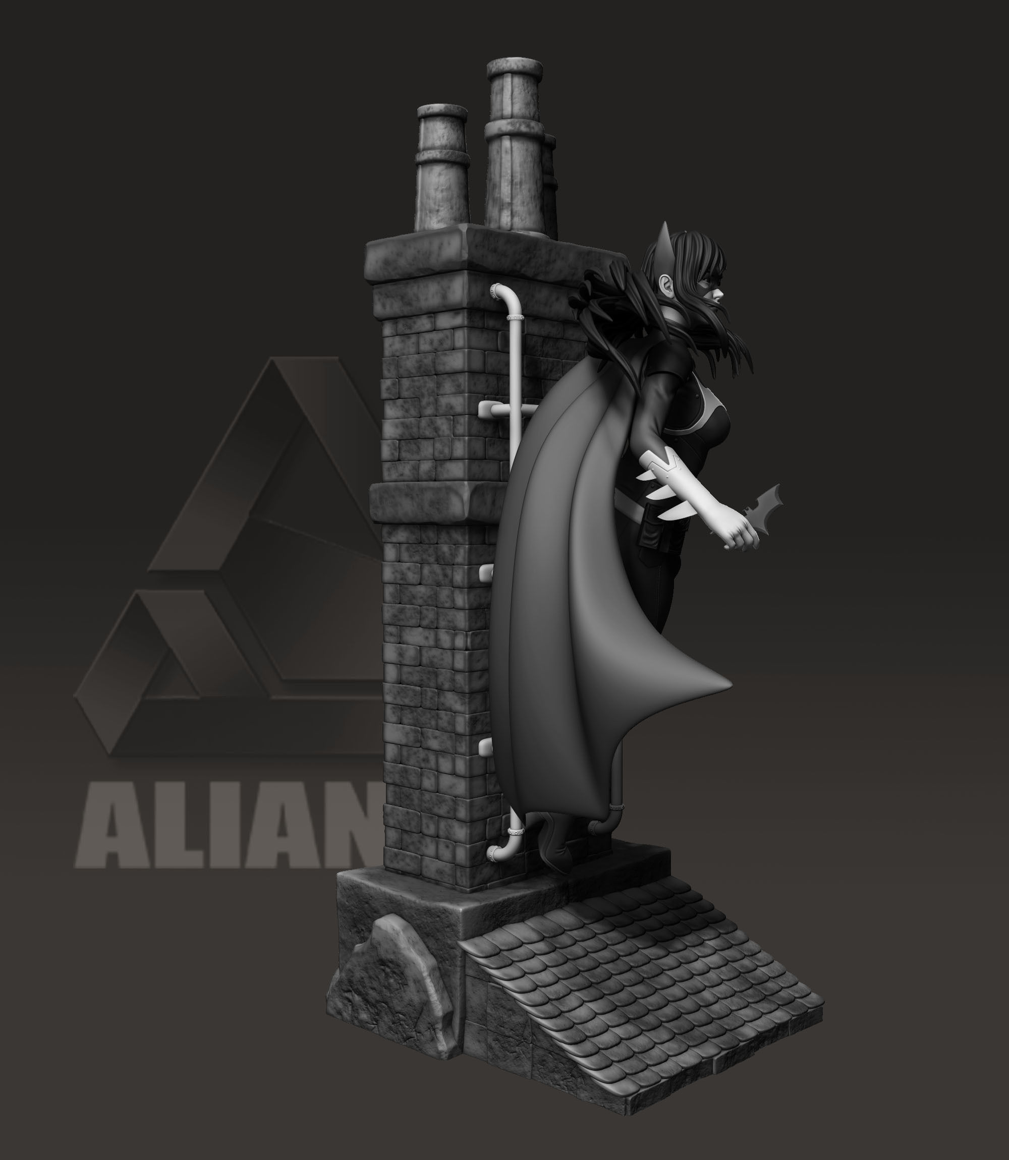 BatGirl - Barbara Gordon 3D print model_3