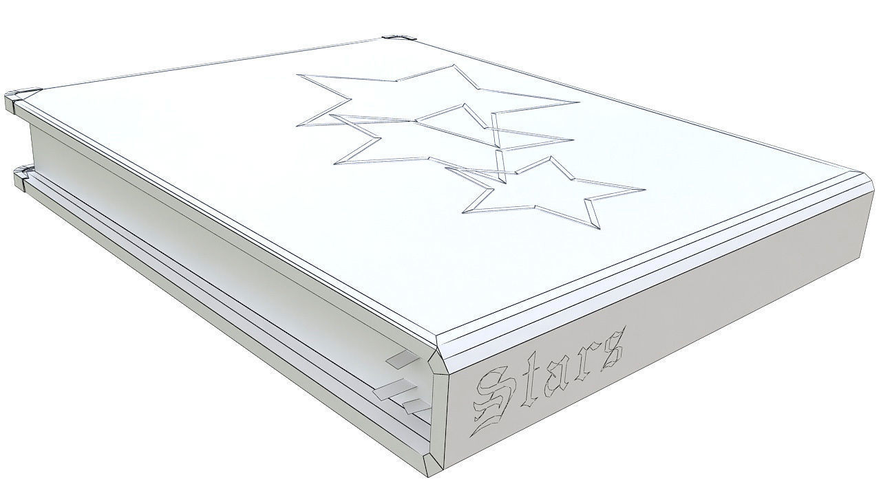Planner agenda book 3D model_7
