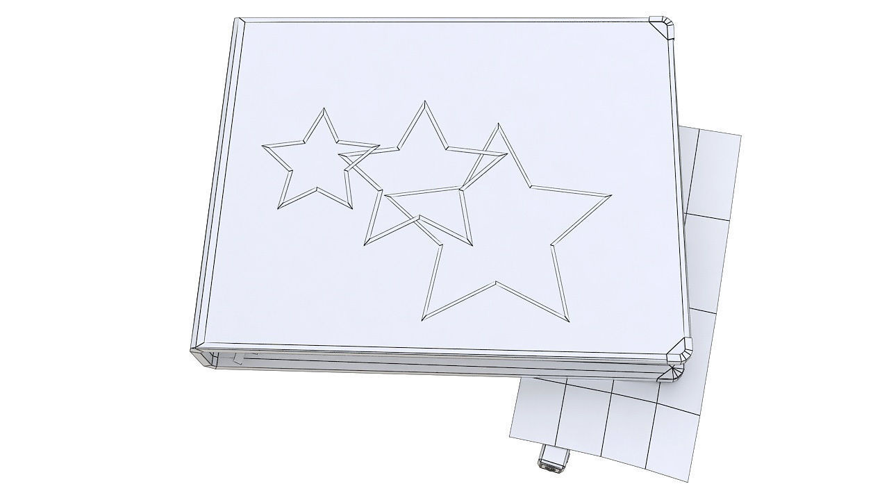 Planner agenda book 3D model_6