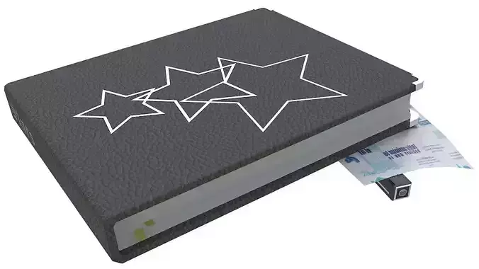 Planner agenda book 3D model