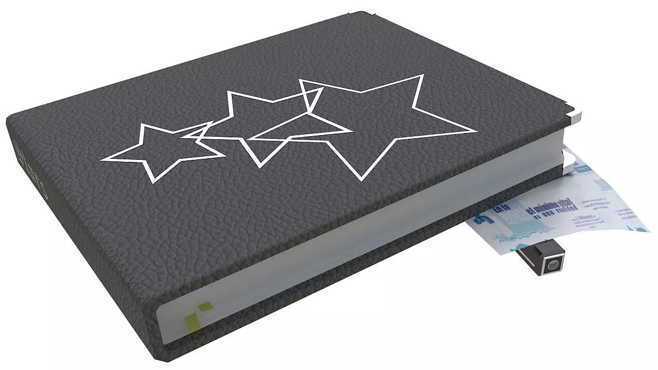 Planner agenda book 3D model_0