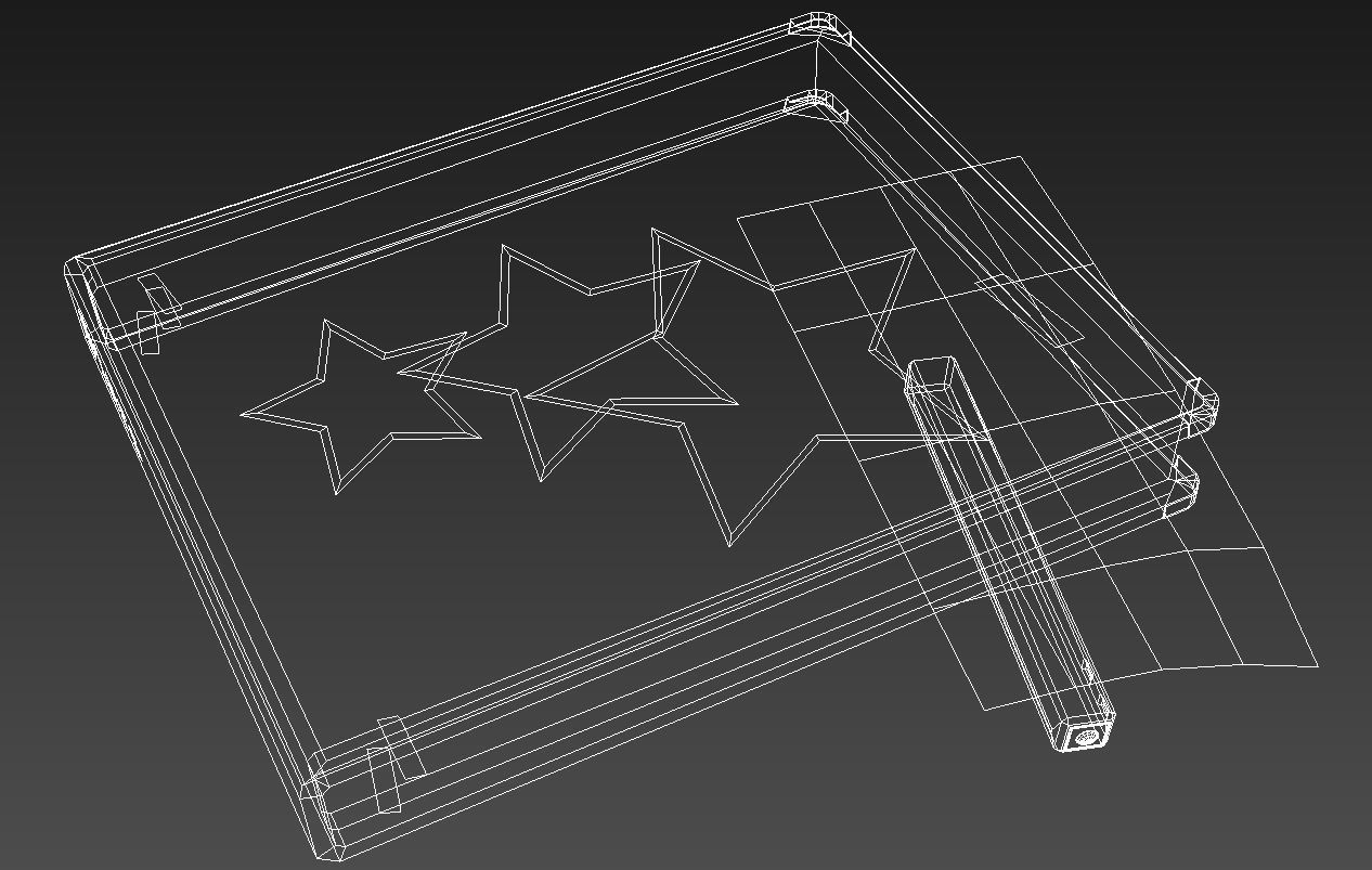 Planner agenda book 3D model_16