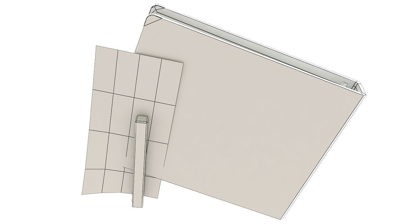 Planner agenda book 3D model_11