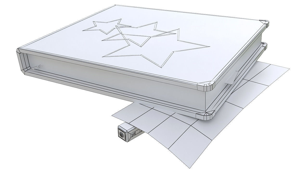 Planner agenda book 3D model_10