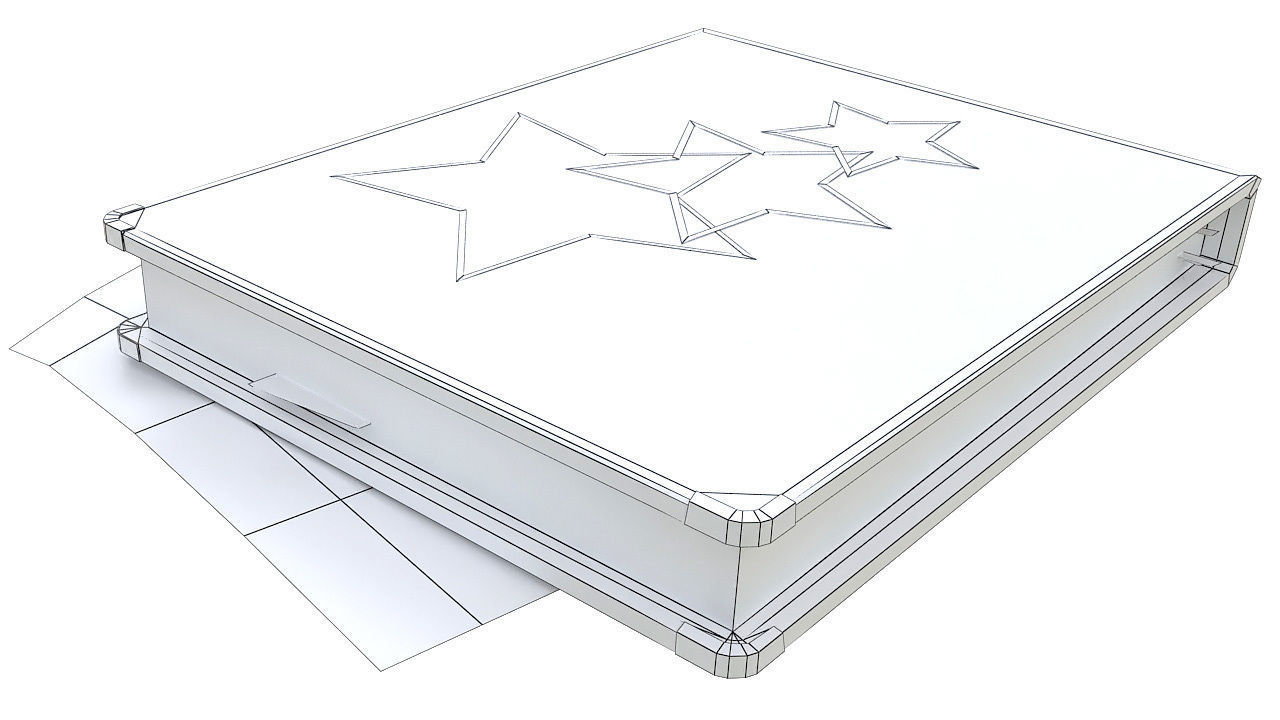 Planner agenda book 3D model_8