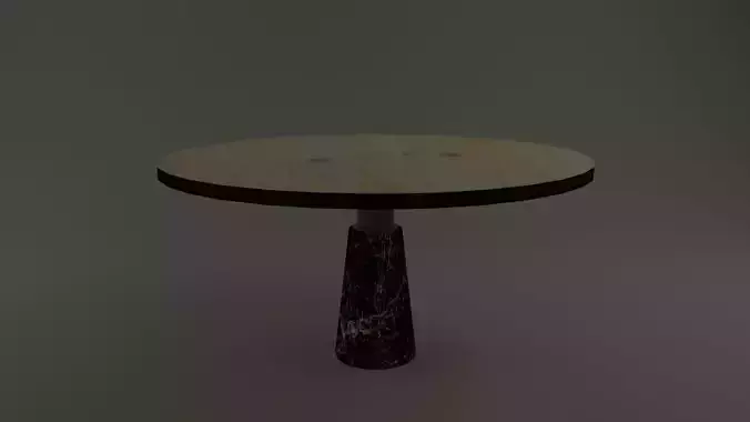 table round with base