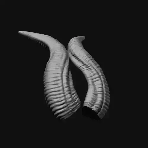 Horns for print-STL and OBJ files