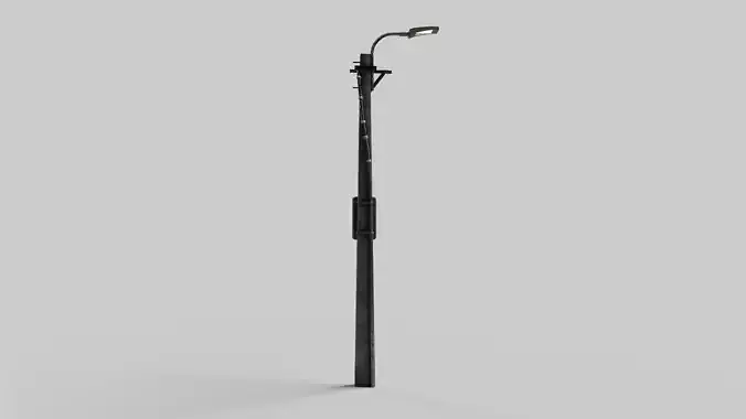Concrete street lamp