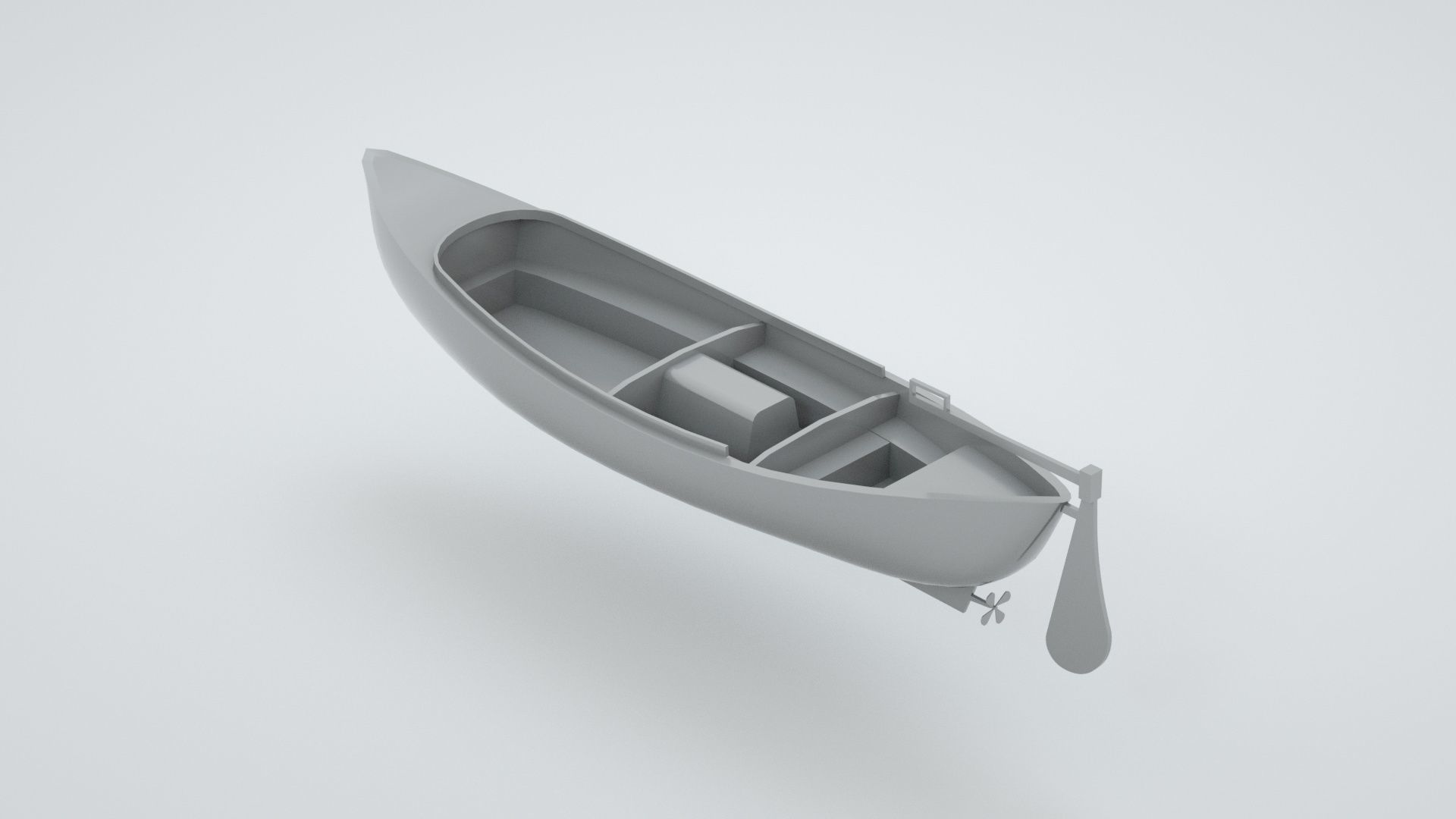 Lifeboat - Type 1 - World War 2 Warship 3D model_6