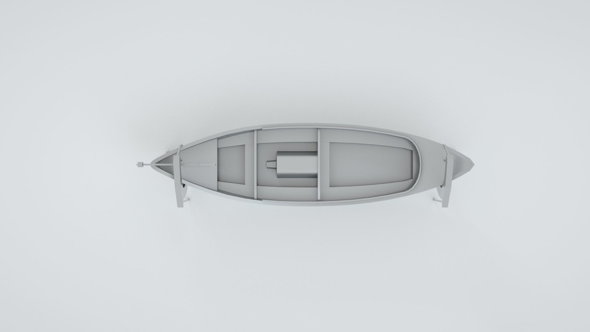 Lifeboat - Type 1 - World War 2 Warship 3D model_4