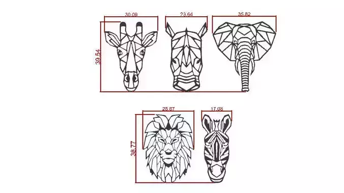 Pano africa 3D print model