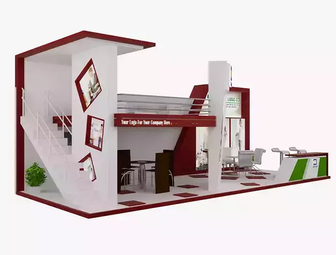 Booth Exhibition Stand a475a 3D model