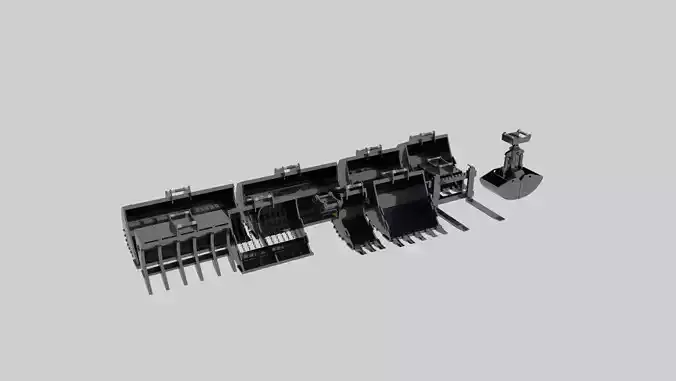 Bucket ES 3D model