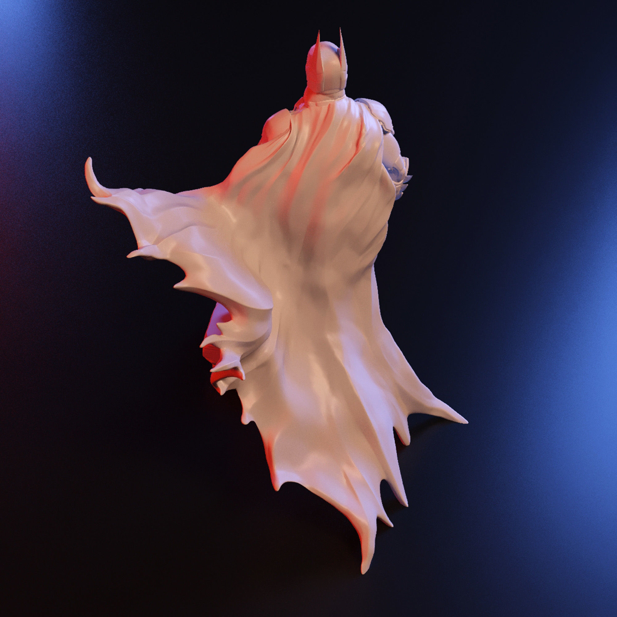 Batman stl statue 3D print model_3