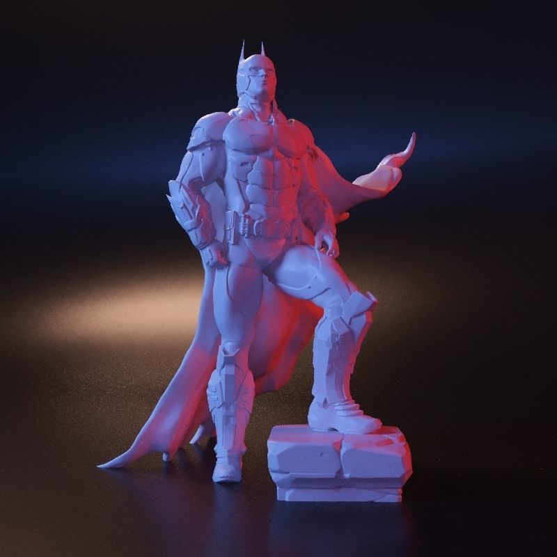 Batman stl statue 3D print model_12