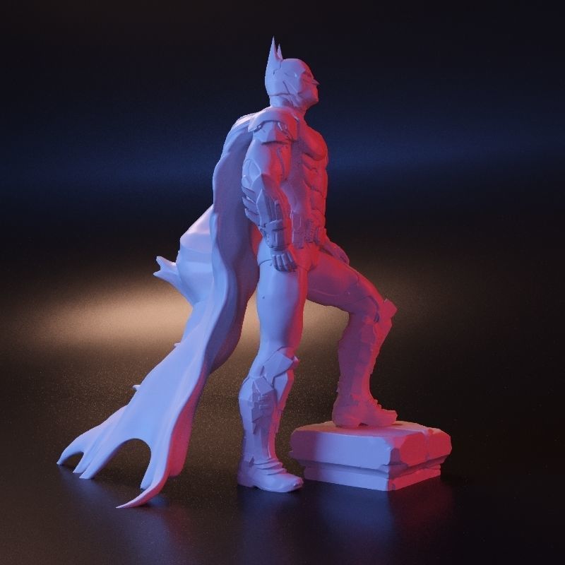 Batman stl statue 3D print model_10