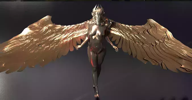 Arch Valkyrie statue 3