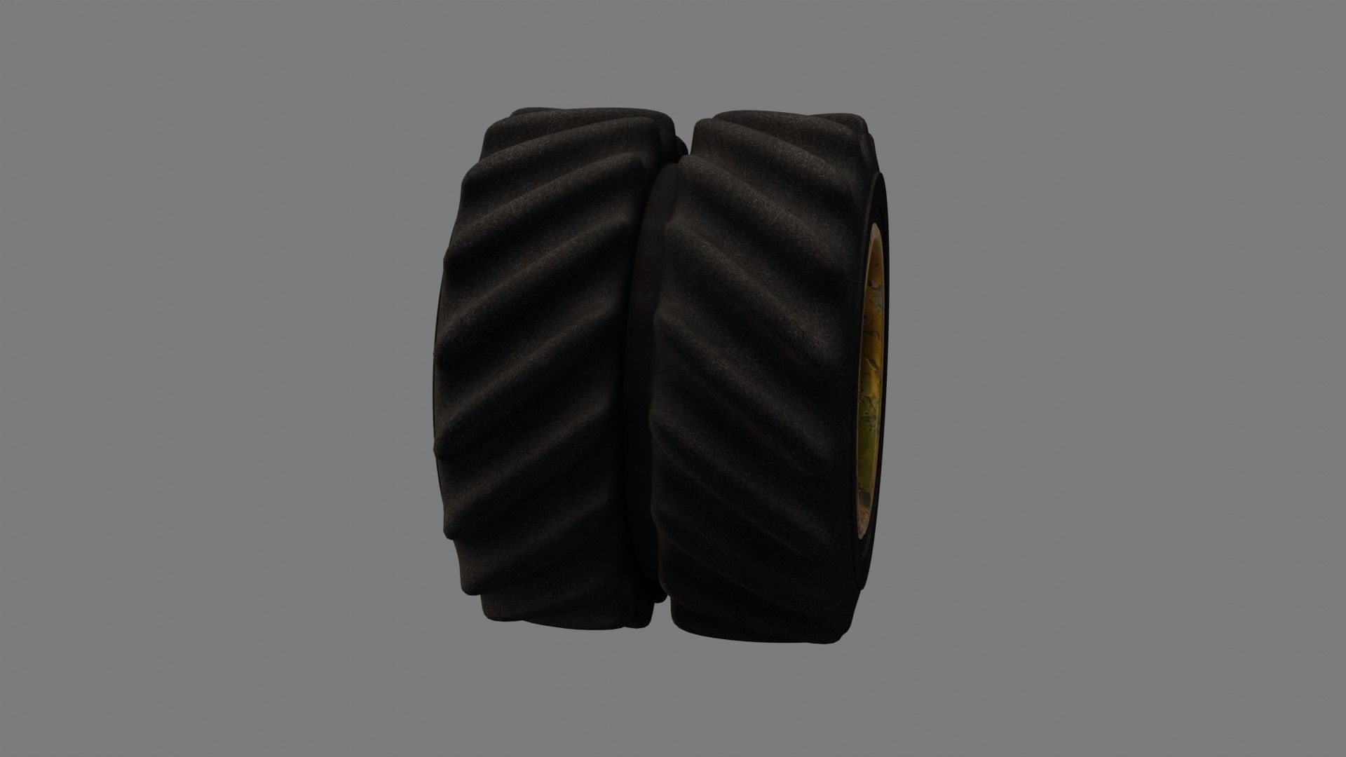 Tractor Tire - Low Poly - Game Ready - PBR Low-poly 3D model_6