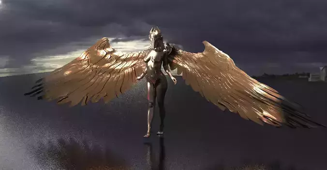 Arch Valkyrie statue 7 