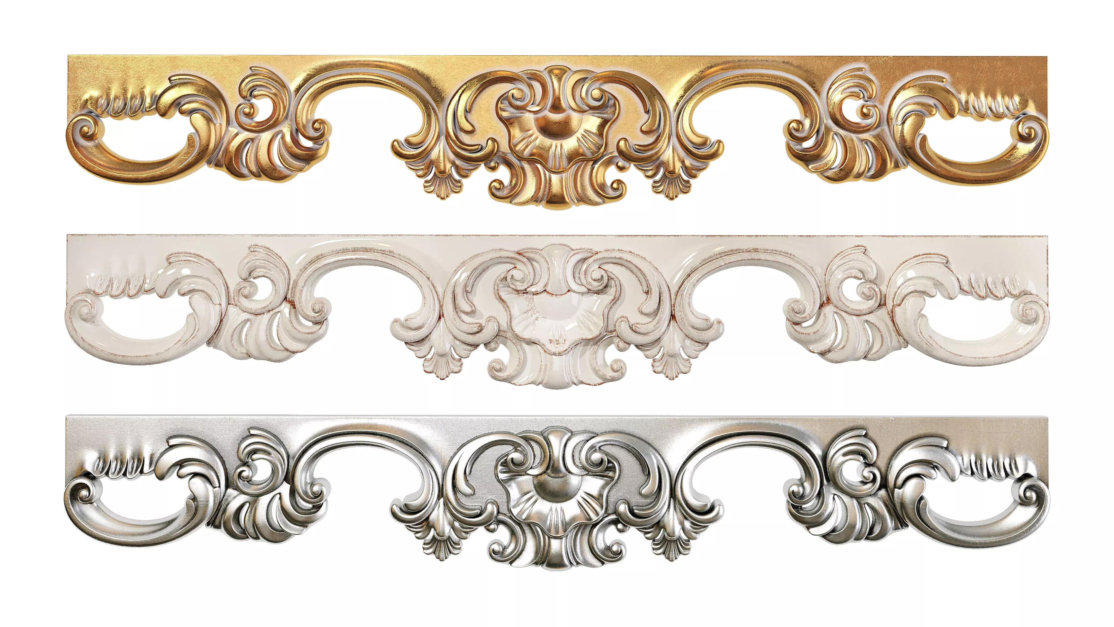 Classic carved 146 3D model_0