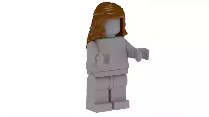 Lego 3D scan Long Hair