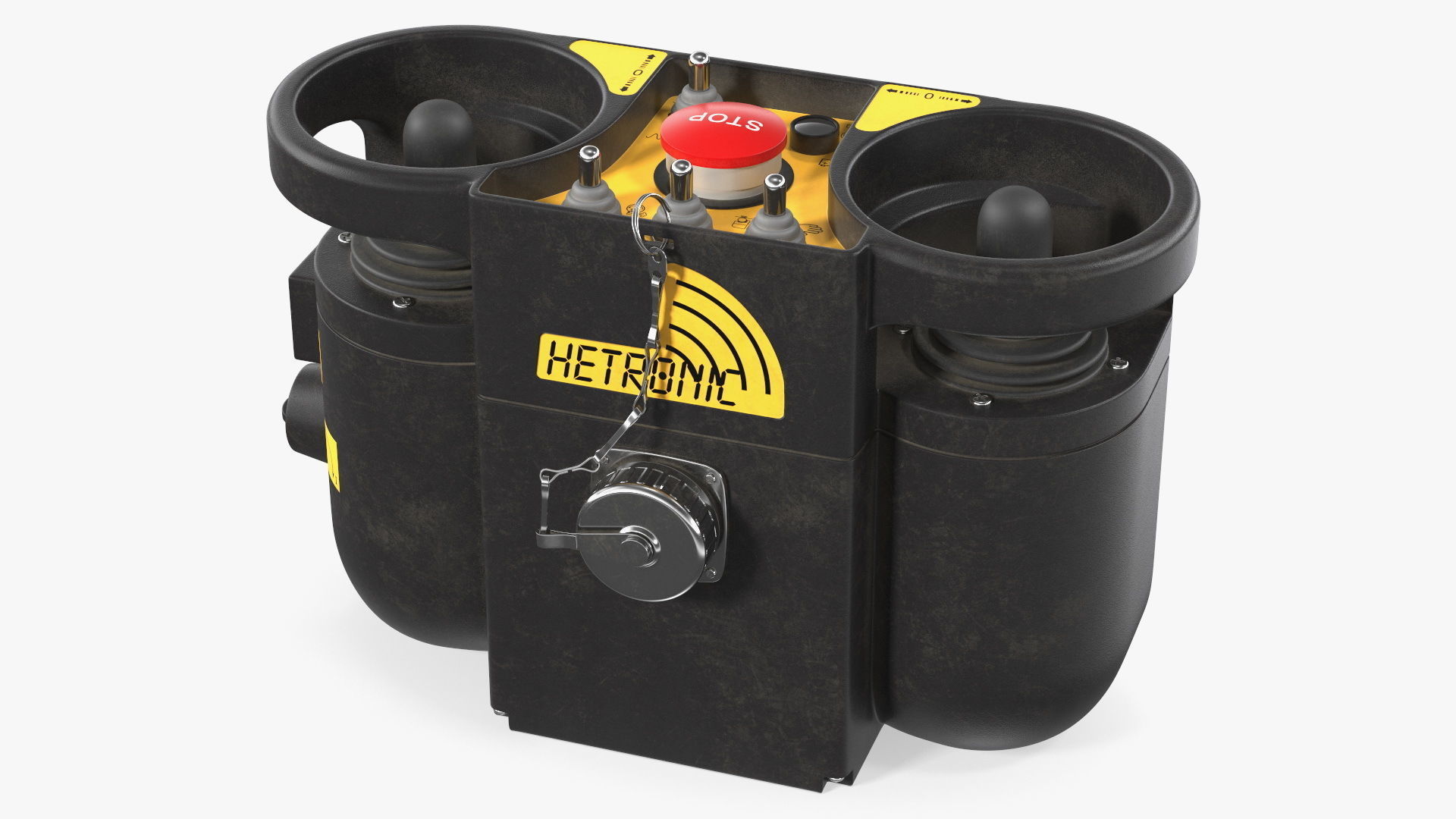 Construction Worker with Trench Roller Bomag BMP8500 Rigged 3D model_25