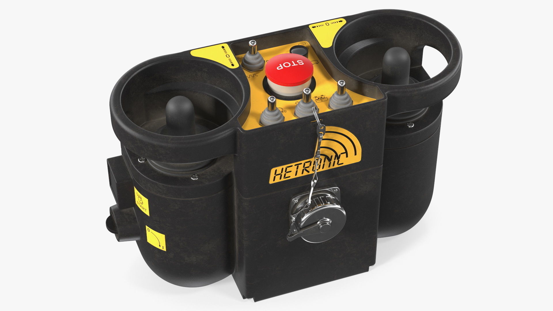 Construction Worker with Trench Roller Bomag BMP8500 Rigged 3D model_23