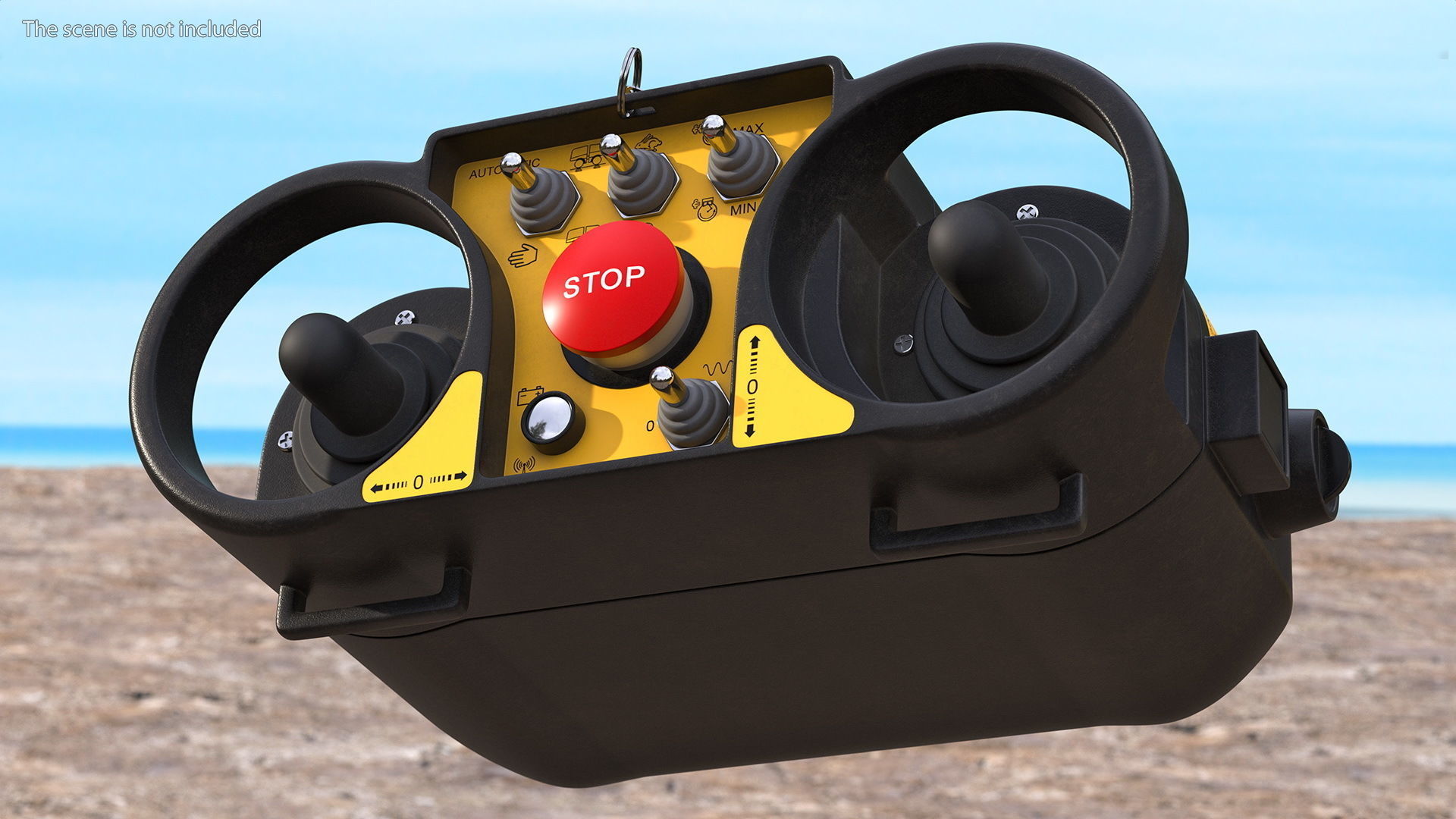 Construction Worker with Trench Roller Bomag BMP8500 Rigged 3D model_14