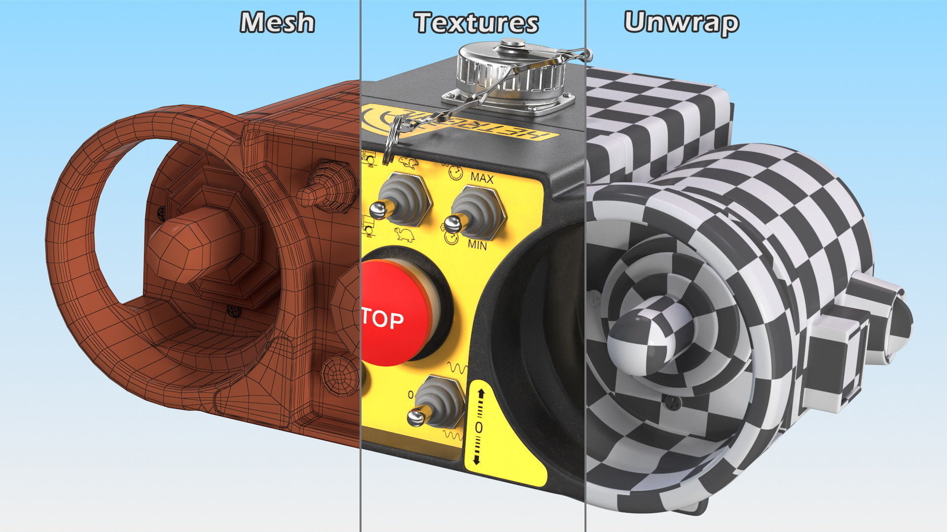 Construction Worker with Trench Roller Bomag BMP8500 Rigged 3D model_43