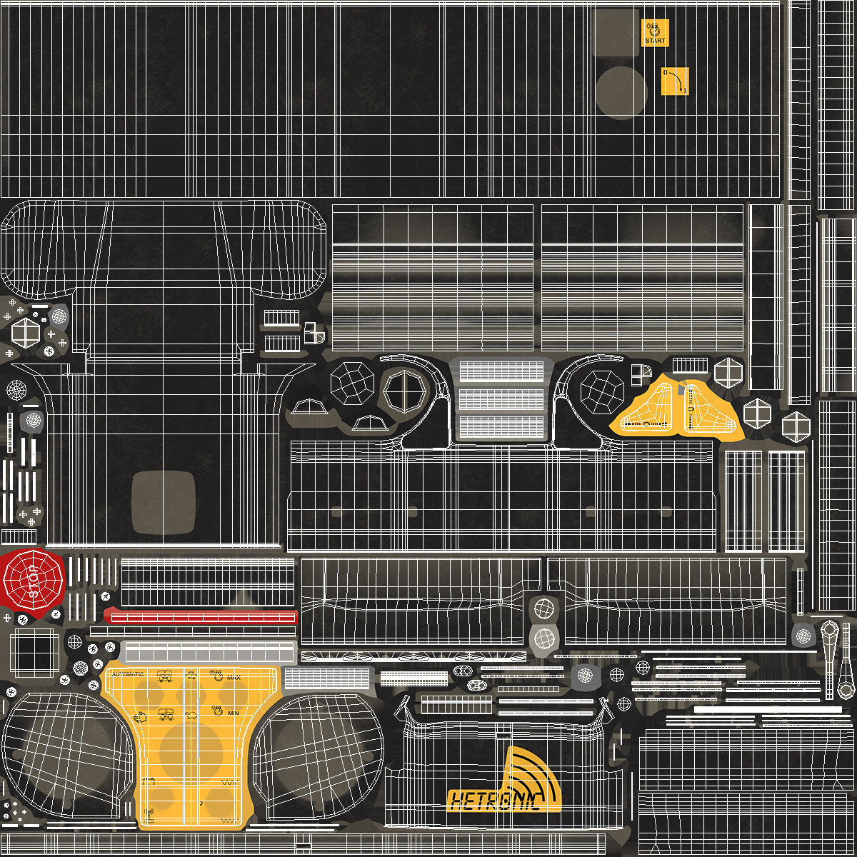 Construction Worker with Trench Roller Bomag BMP8500 Rigged 3D model_49