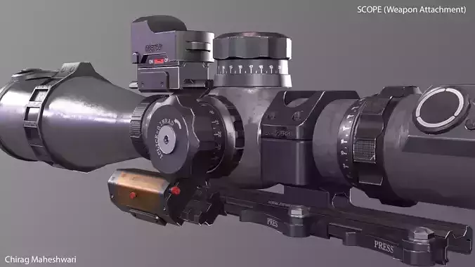 SCOPE  Game Ready Asset with 3 different skins
