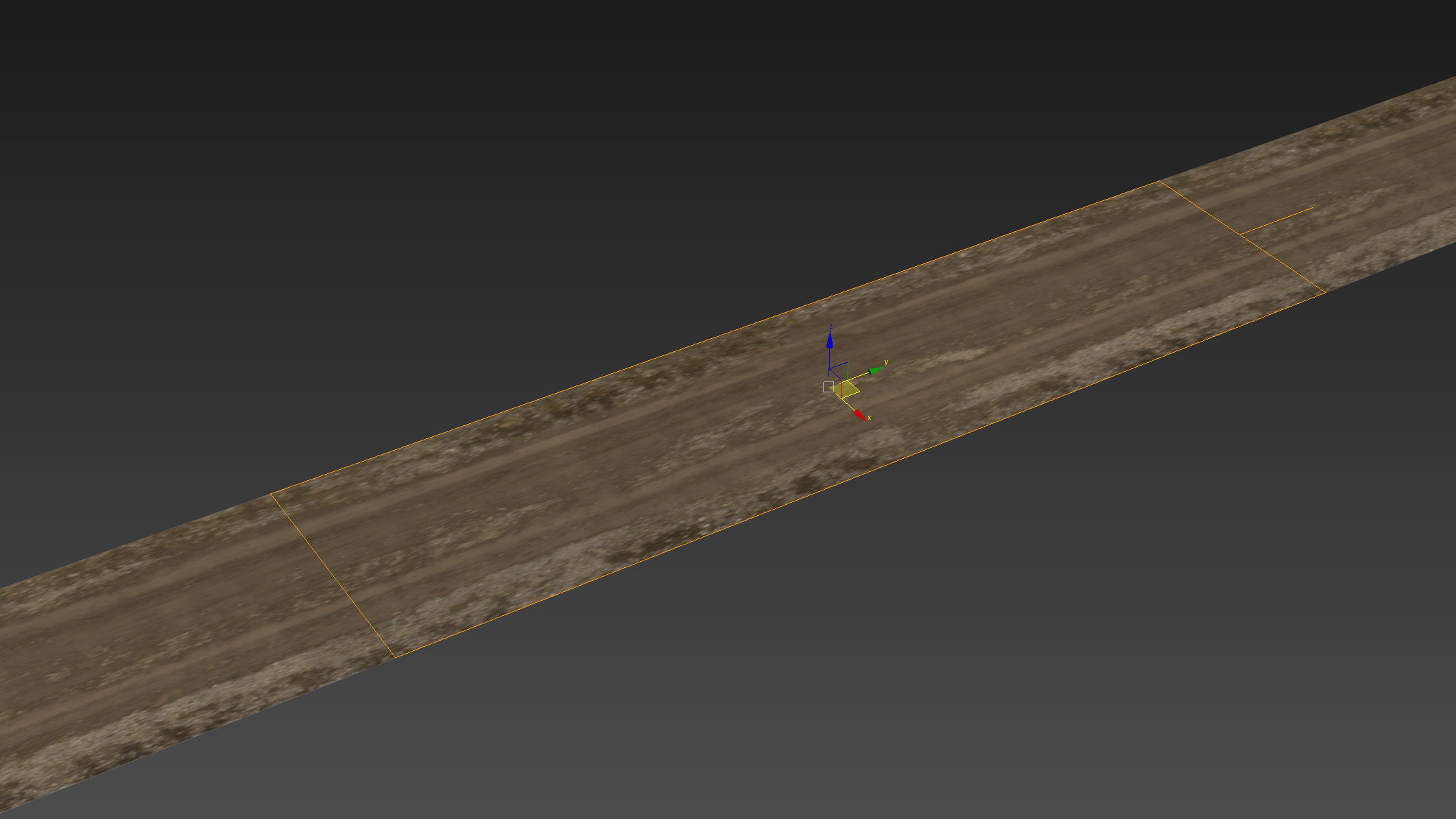 Spring road material 02 3D model_9