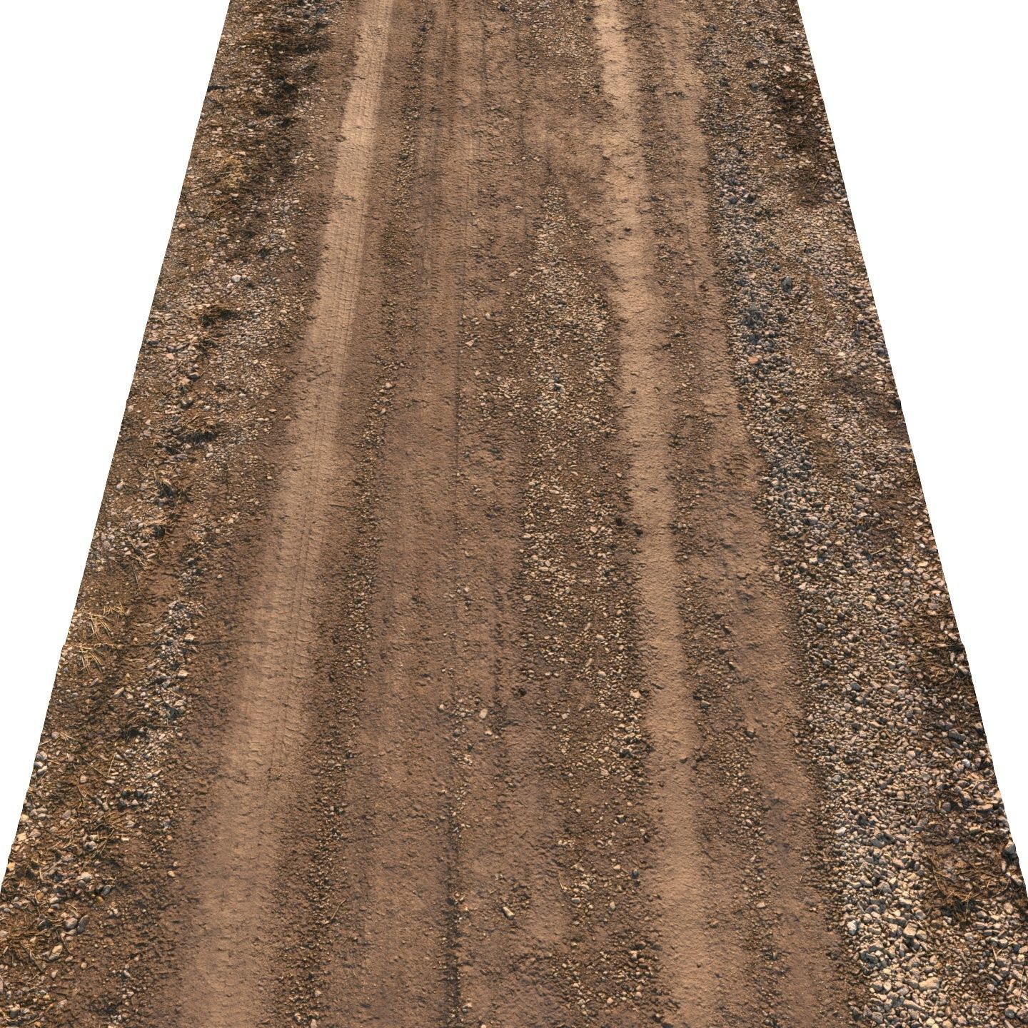 Spring road material 02 3D model_0