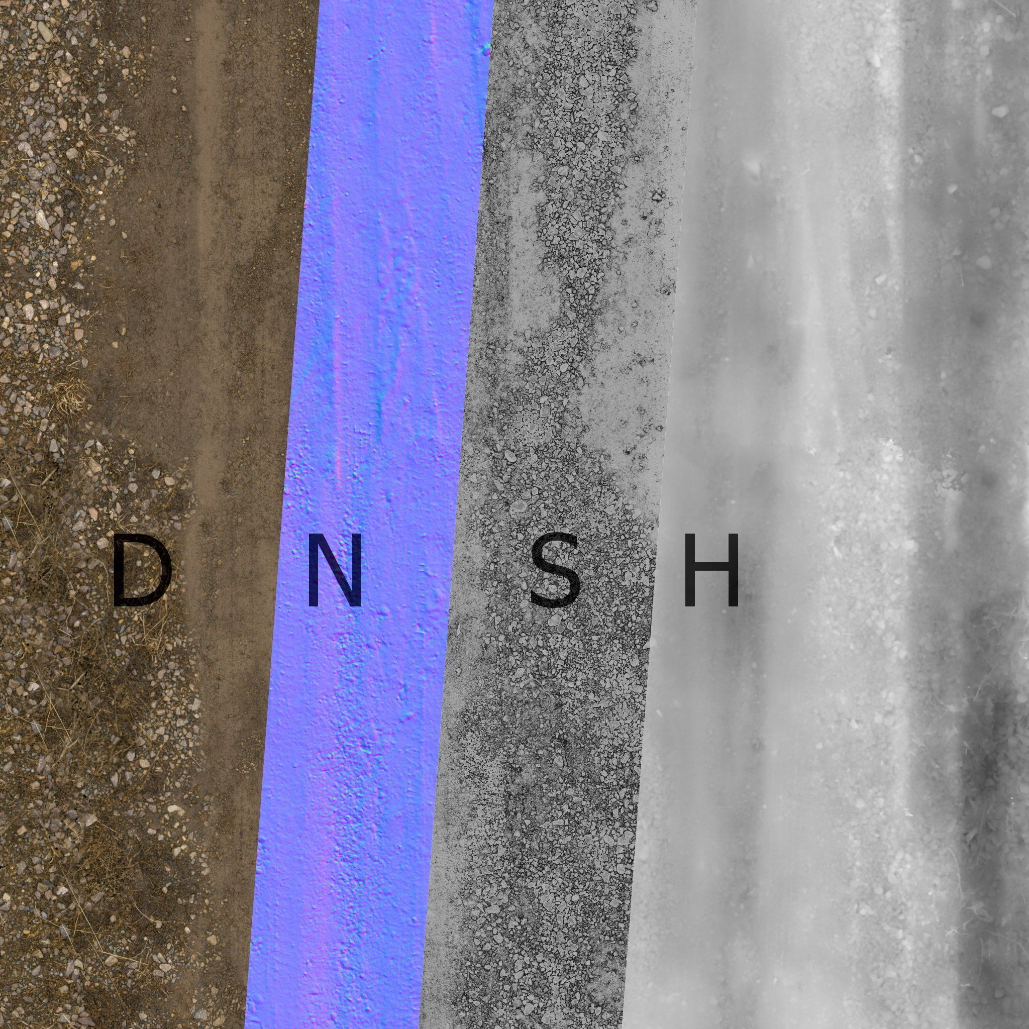 Spring road material 02 3D model_10