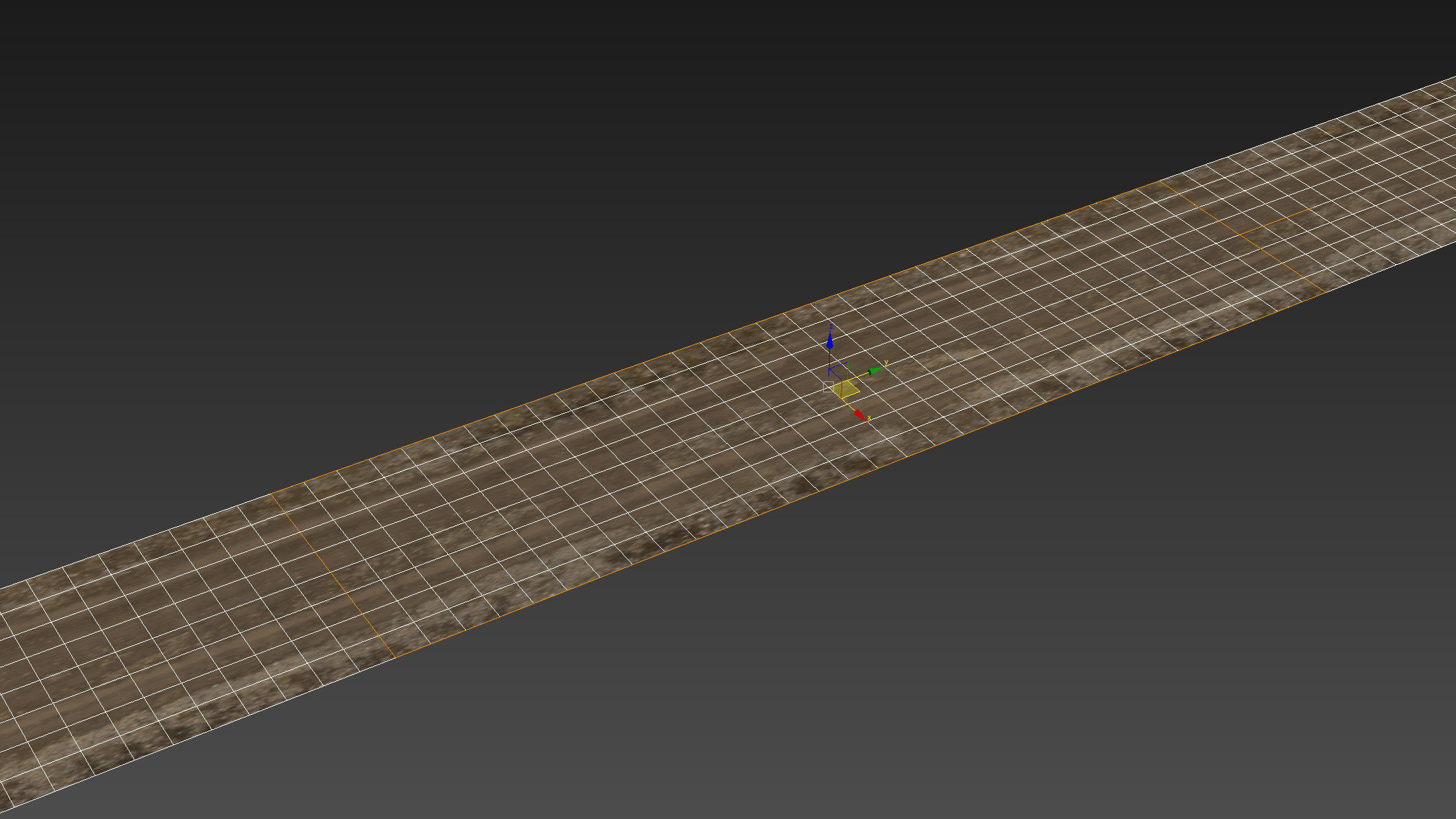 Spring road material 02 3D model_8