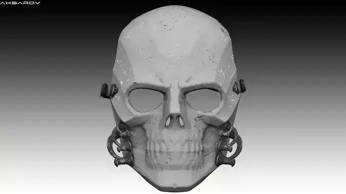 skull darck mask gangster