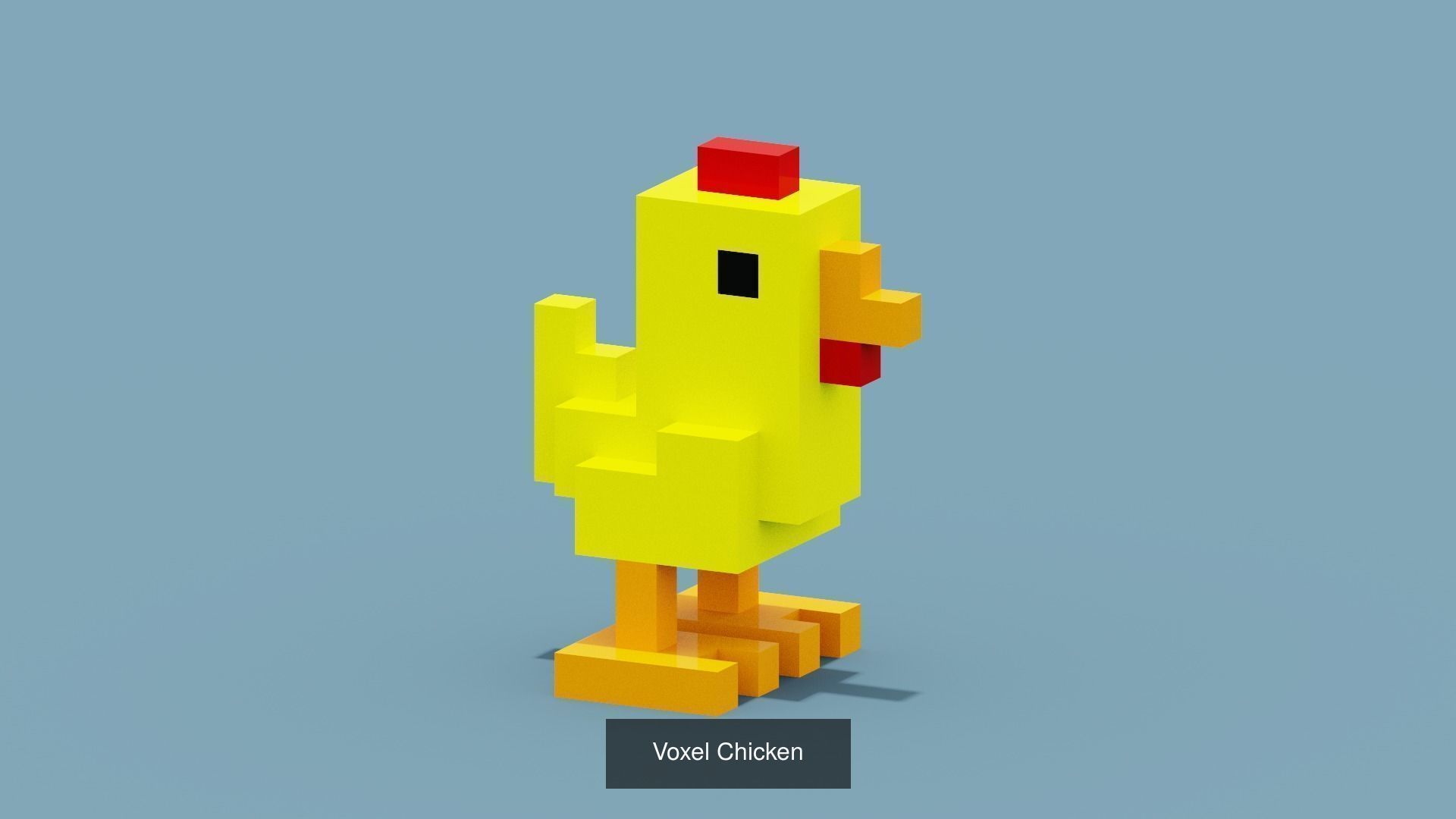 NFT Voxel Animal Characters Low-poly 3D model 3D Model Collection_7