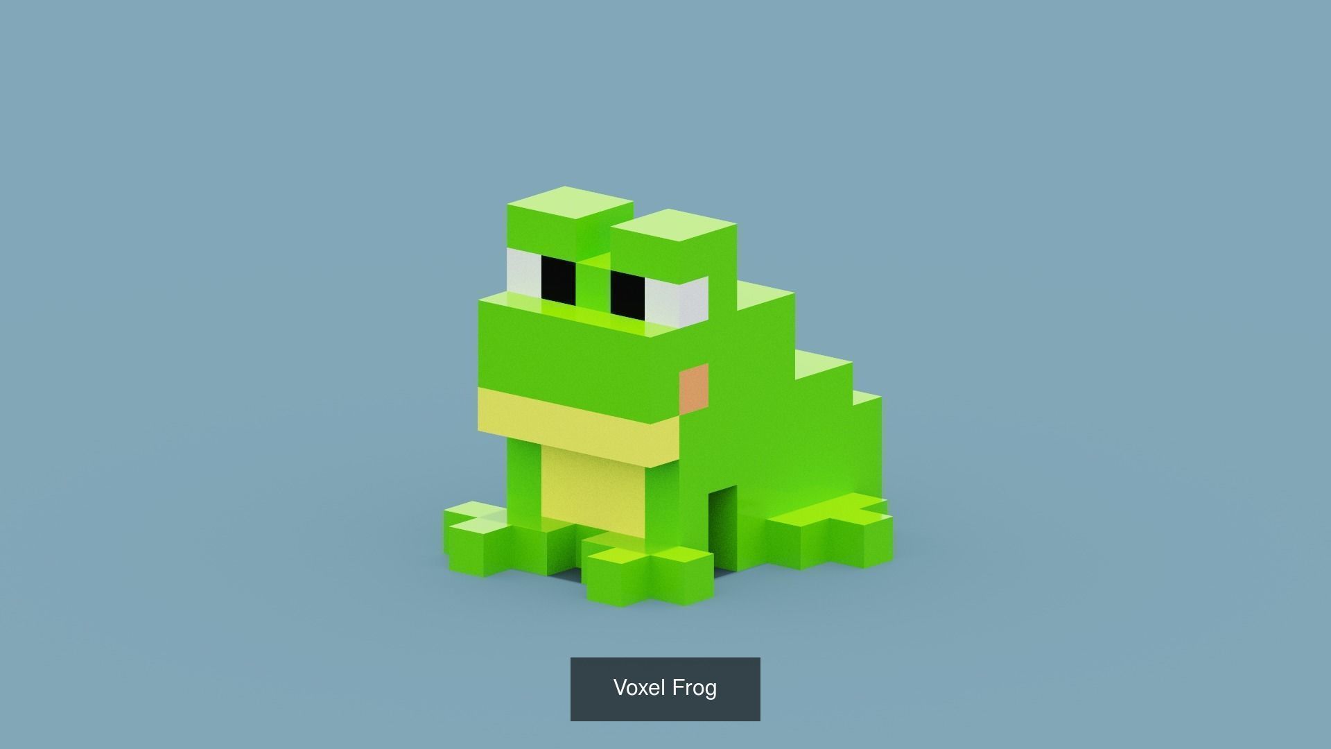 NFT Voxel Animal Characters Low-poly 3D model 3D Model Collection_14