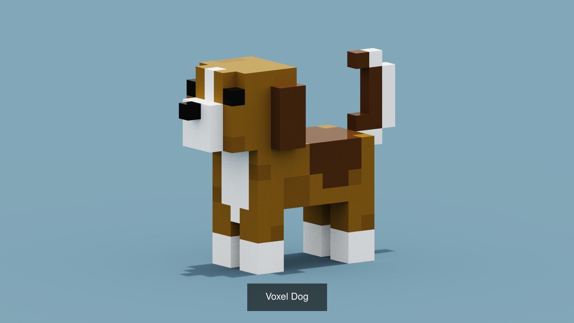 NFT Voxel Animal Characters Low-poly 3D model 3D Model Collection_8