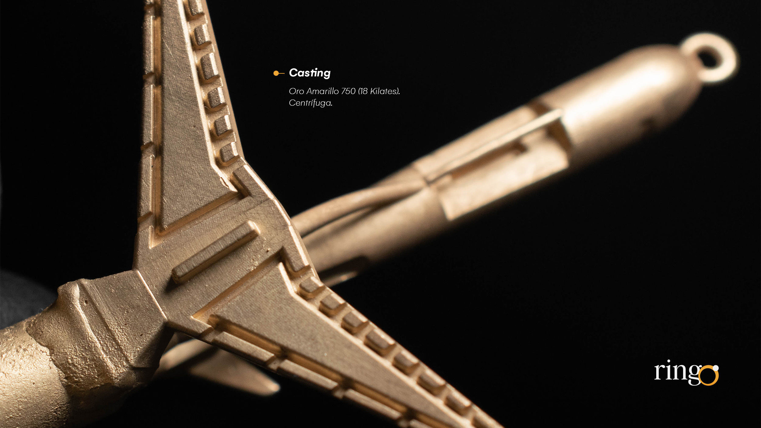 Aeroplano airplane with key ring 3D print model_5